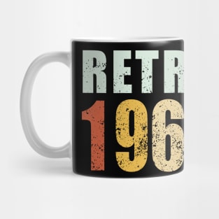 58th Birthday Gifts Year Old - Retro 1963 T-Shirt Mug